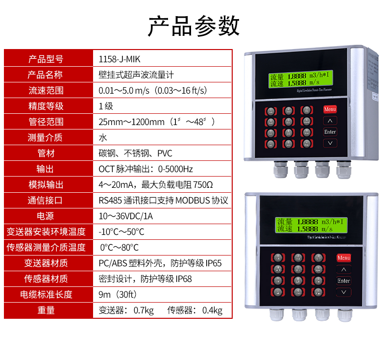 明渠超聲波流量計廠家